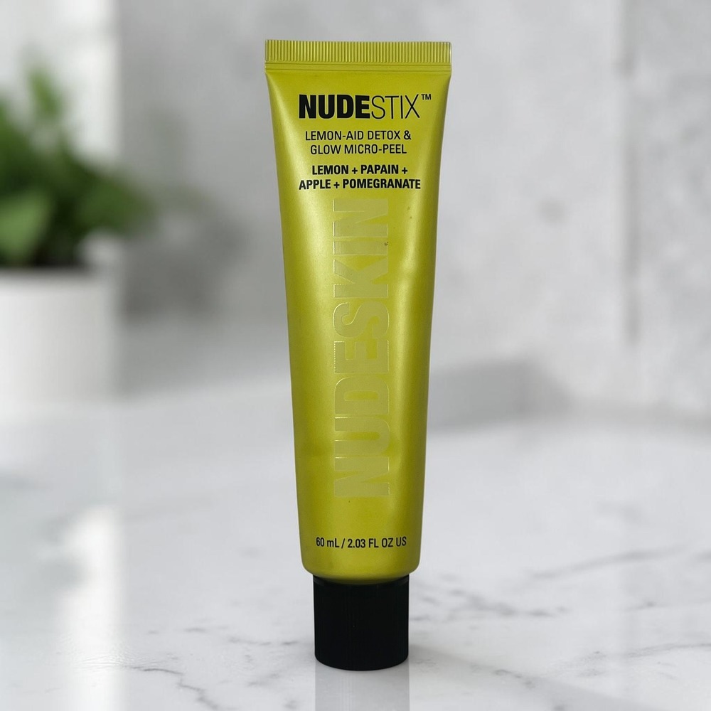 Nudestix Nudeskin Lemon-Aid Detox & Glow Micro-Peel 60mL 2.03oz New Sealed
